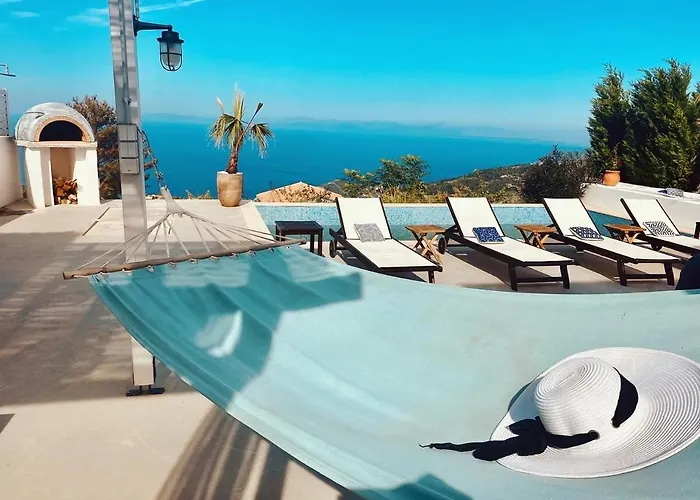 Willa Etoni, Amazing Sea Views, Infinity Pool Kalamítsi